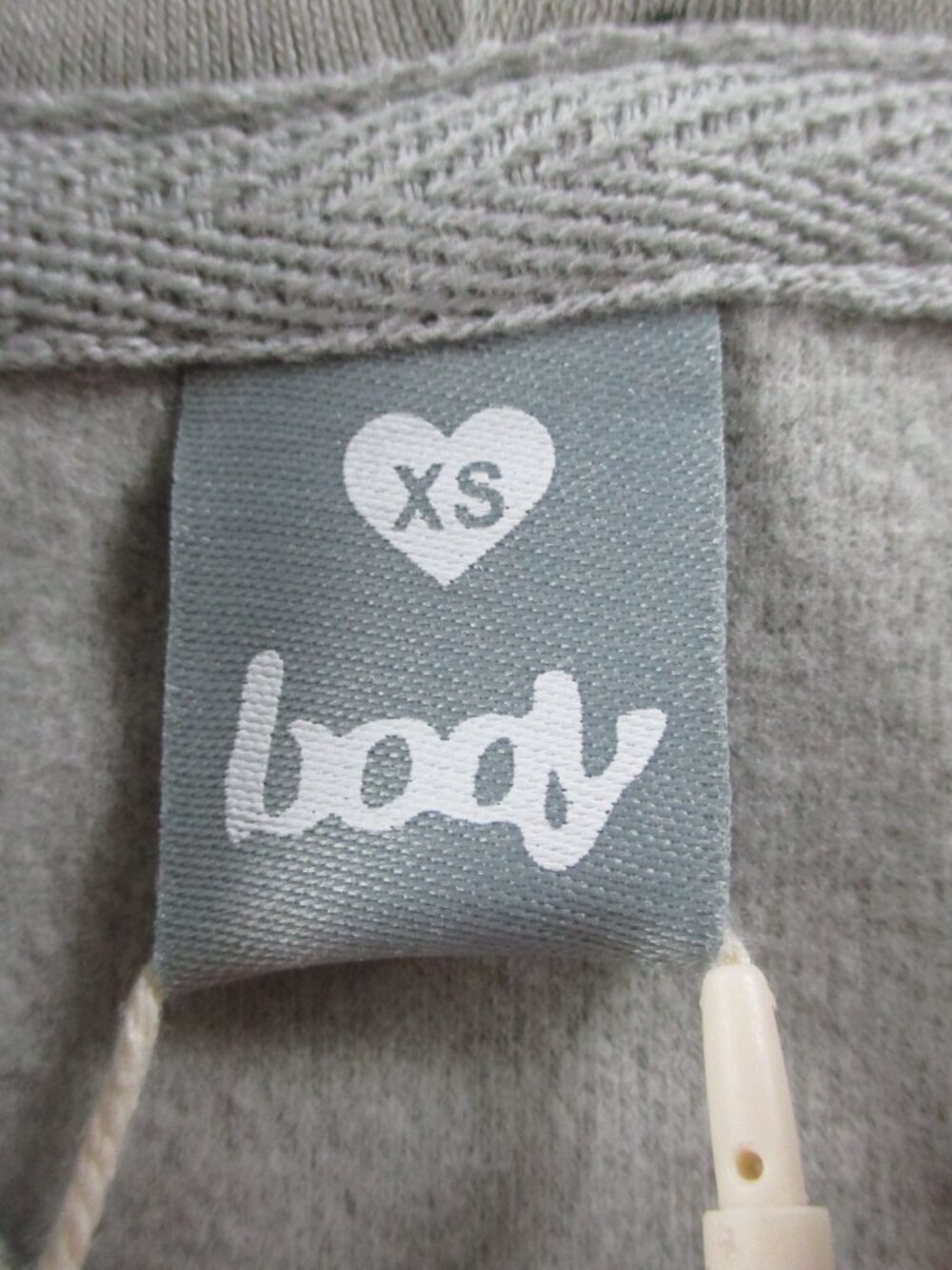Body by Raven Tracy Hoodie Womens XS Heather Gray Essentials Zip Sweatshirt NEW - Picture 5 of 11